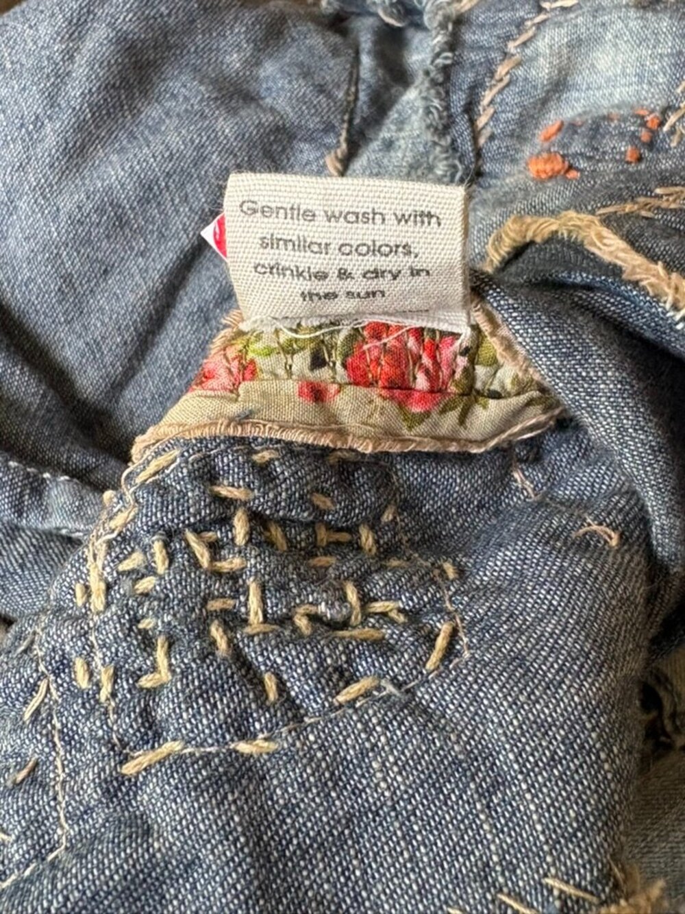 NEW Magnolia Pearl Rosarian Miner Denims, Washed Indigo OS - Picture 16 of 16